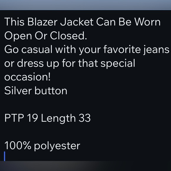 Winter White Blazer Jacket - Picture 2 of 4